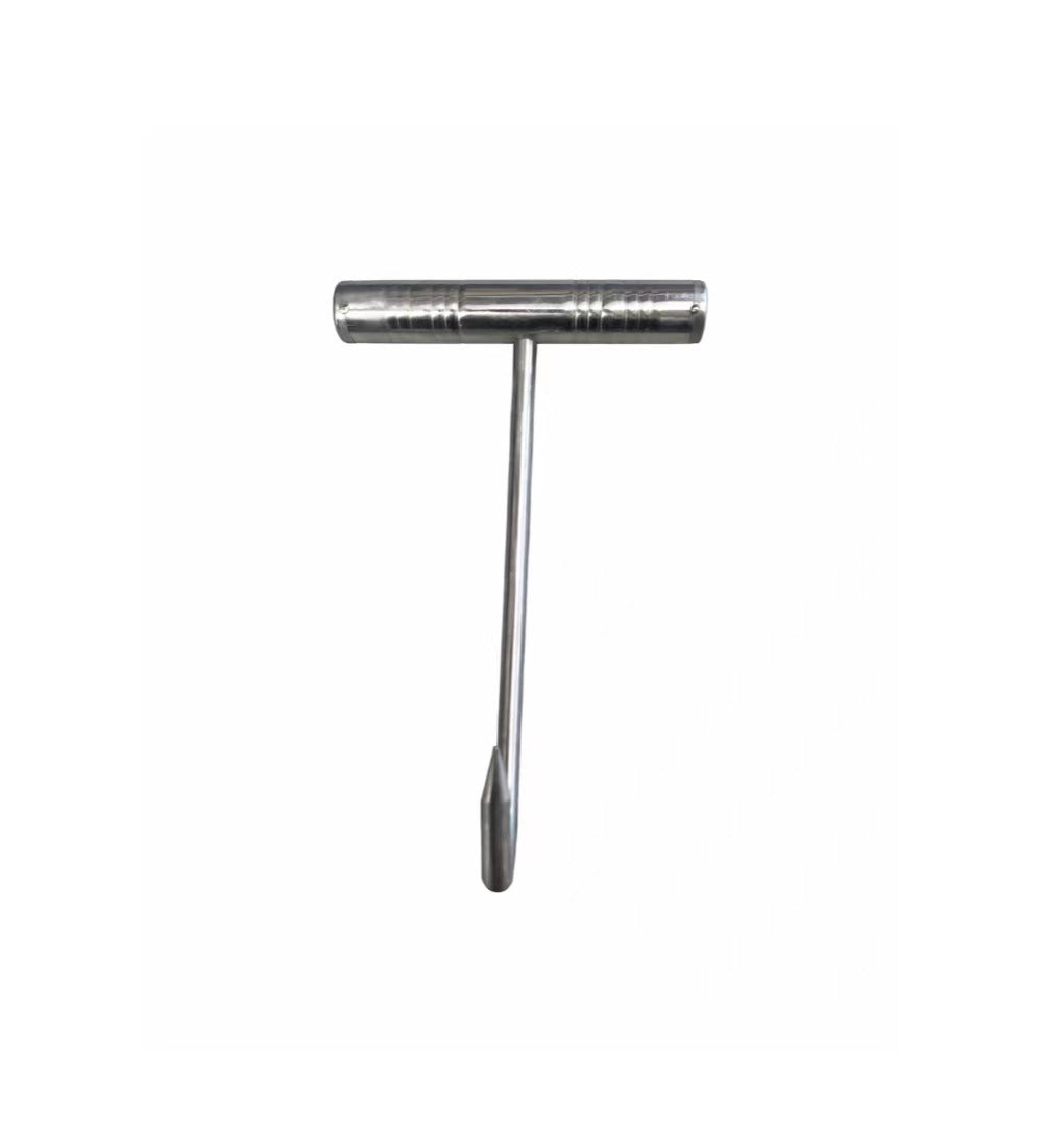 CHEFCO,AHC-10, 8" T-Shape Stainless Steel Meat Hook with Handle - Chefcoca
