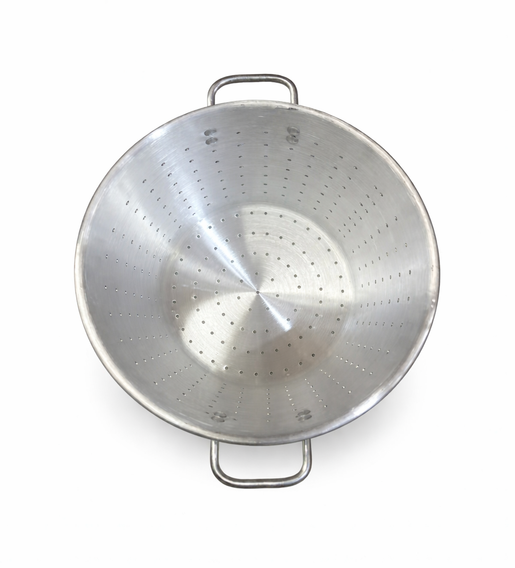 CHEFCO,ALB-20, 20"Aluminum Stock Pot Steamer Basket with Double Hand - Chefcoca