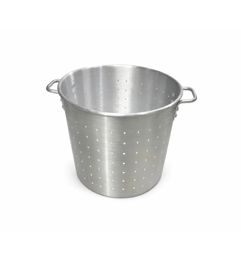 CHEFCO,ALB-20, 20"Aluminum Stock Pot Steamer Basket with Double Hand - Chefcoca