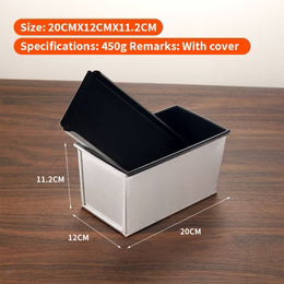 CHEFCO,ALP-450,Non-stick Aluminum Loaf Pan/Toast Pan with Lid