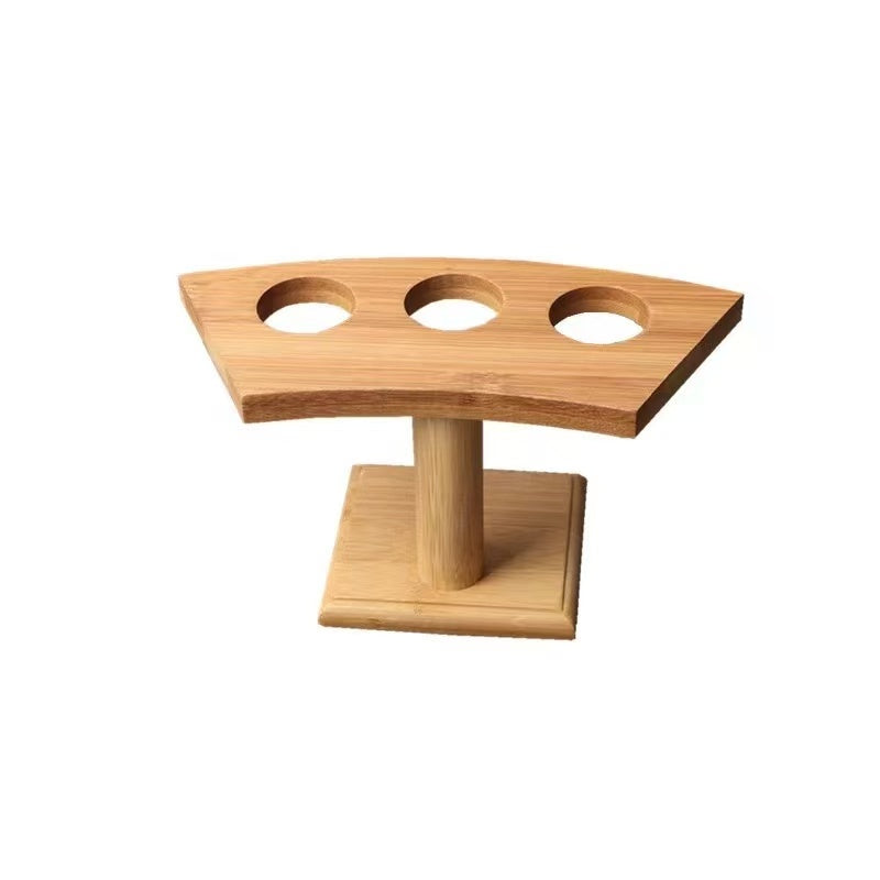 CHEFCO, BHR-3, Hand Roll Rocks-3 Cavities Bamboo