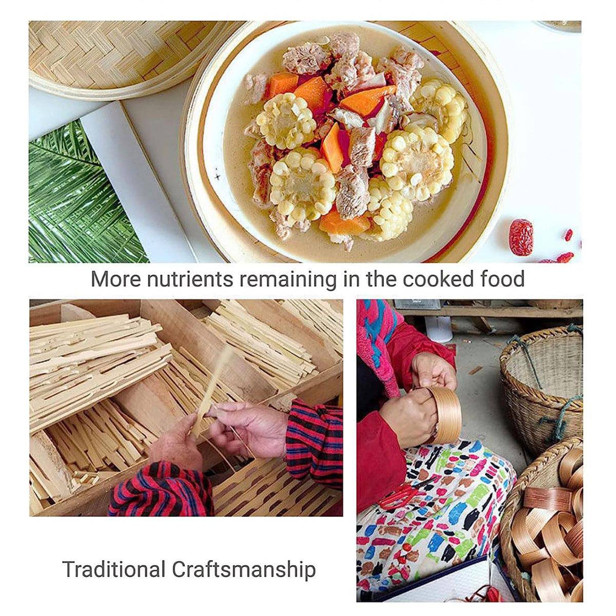 CHEFCO,BSC-21,Bamboo Steamer Lid 21" - Chefcoca