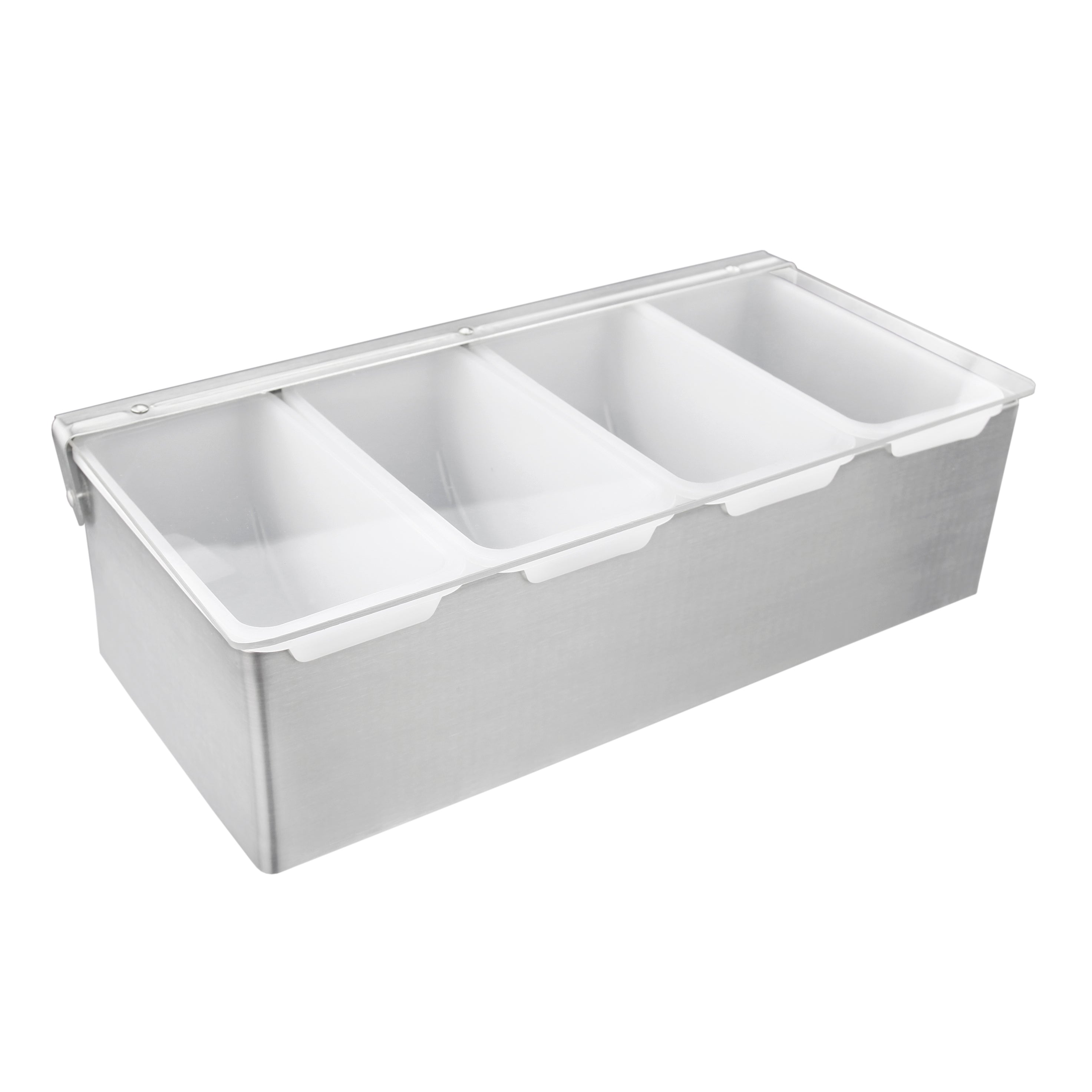 CHEFCO,CDH-4 ,Condiment Holder, 4 Compartment, S/S Base - Chefcoca