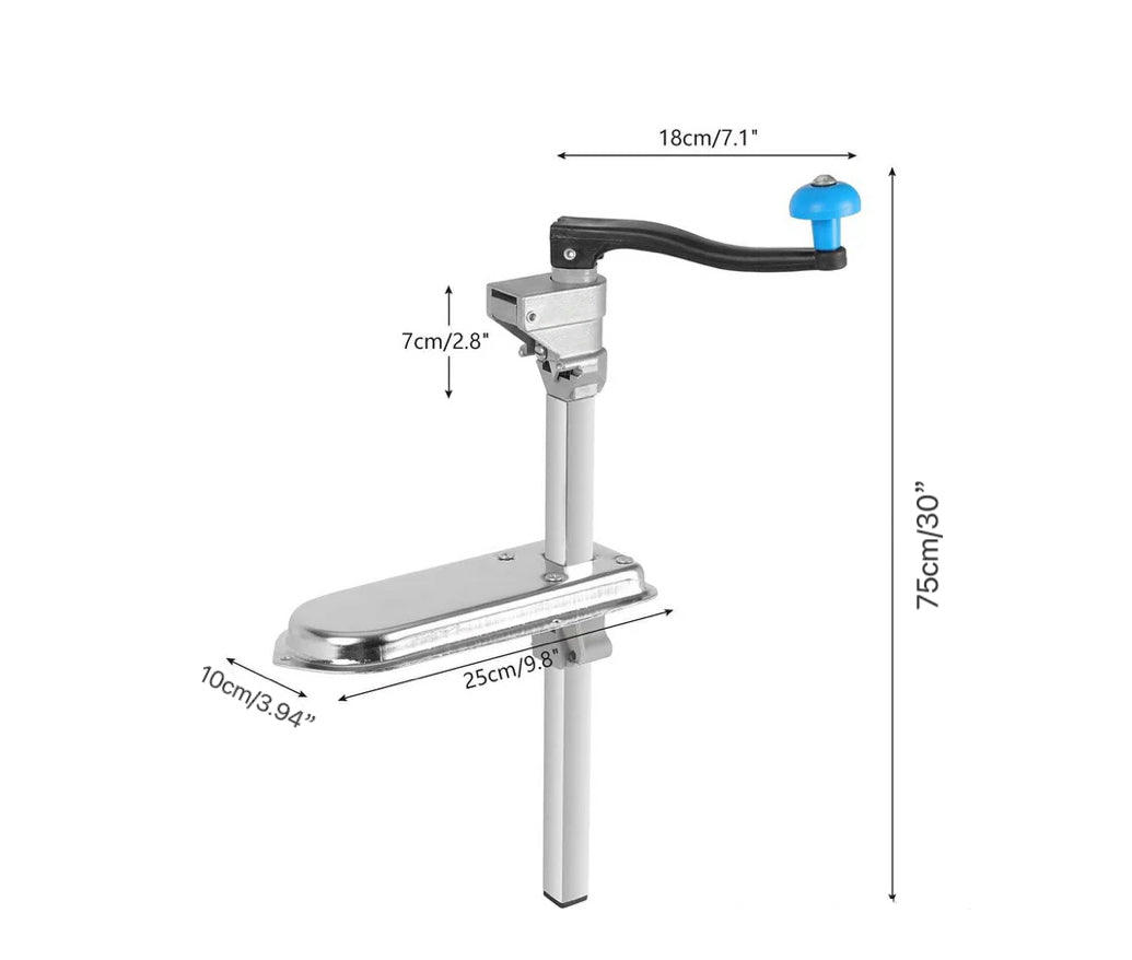 CHEFCO,CO-4,Heavy Duty Table Mounted Manual Can Opener 75cm/30'