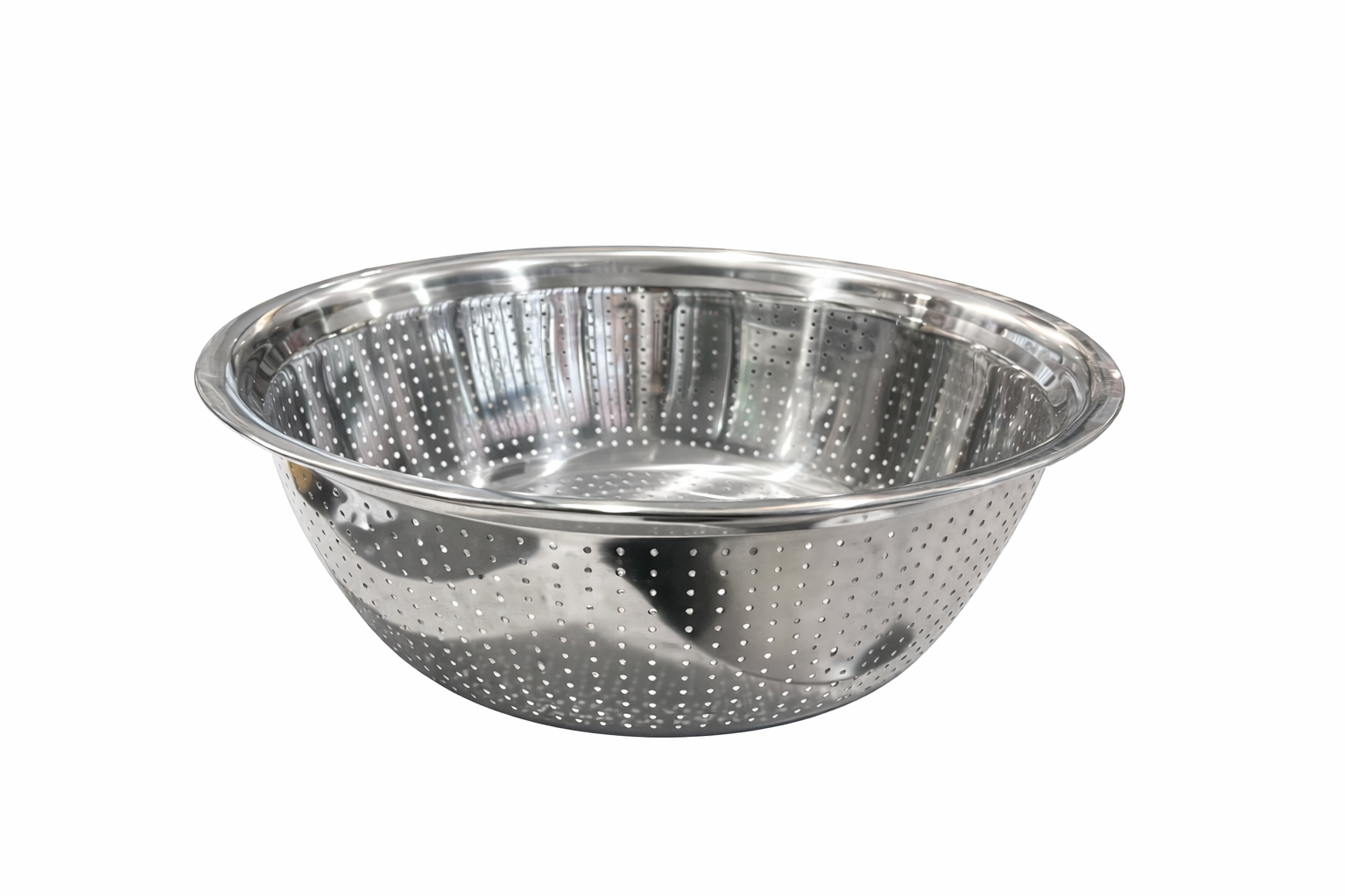 CHEFCO,DYP-X50, 19.7" Diameter Stainless Steel Chinese-Style Colander with 2.5 mm Drain Holes - Chefcoca