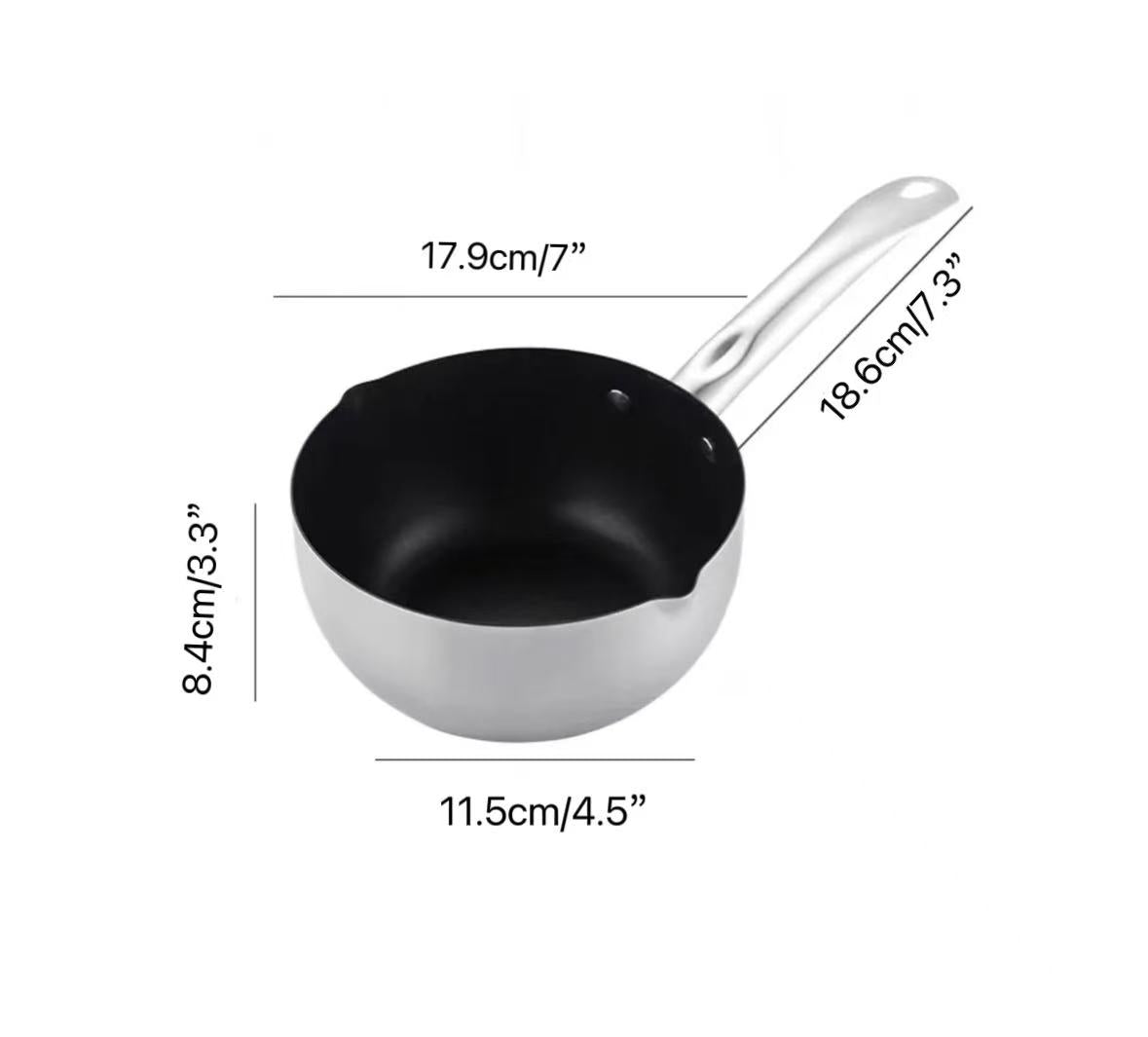 CHEFCO,GC0418S, Casserole en acier antiadhésive-18CM