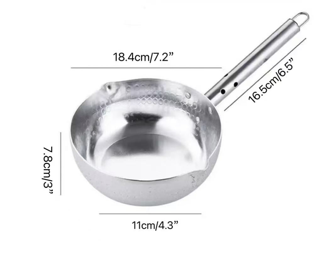 CHEFCO,GC418,Aluminium Sauce Pan (18CM/7"Dia) - Chefcoca