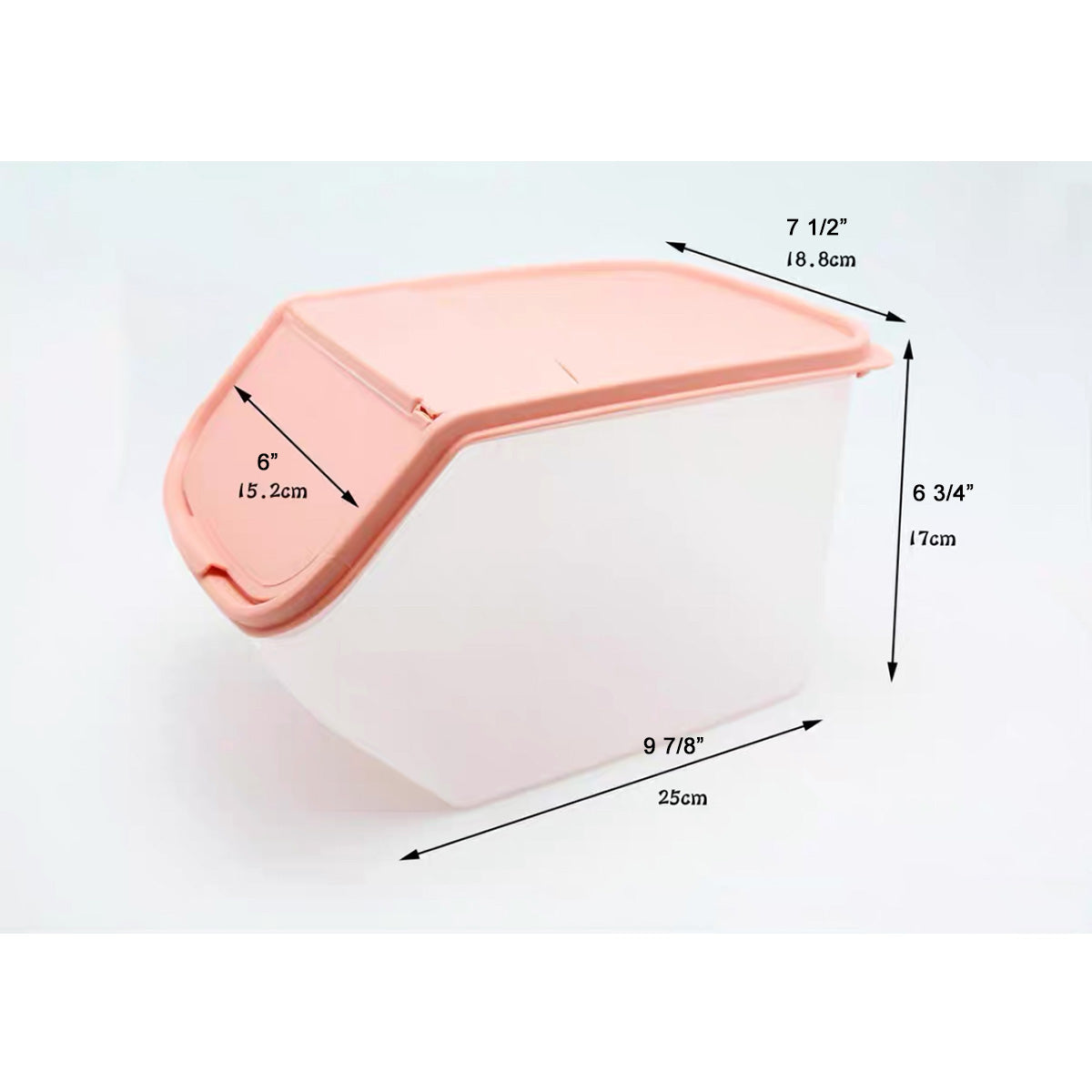 CHEFCO,GX-P, Milk Tea Storage Bin with Lid (5 L),Pink - Chefcoca
