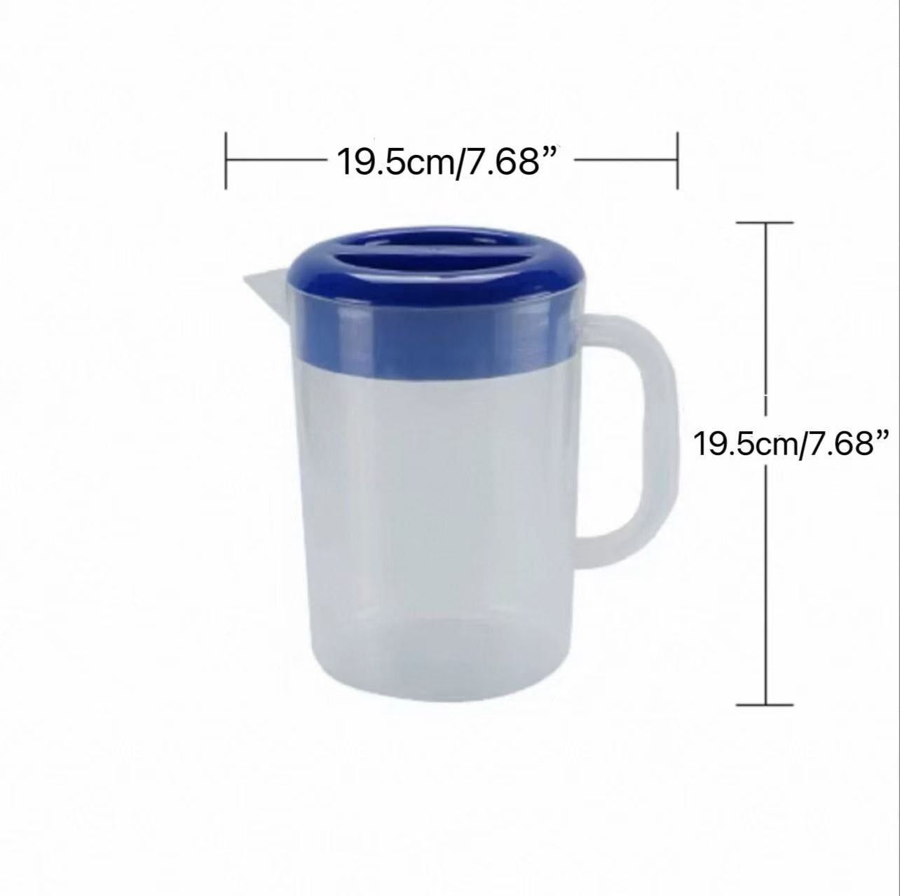 CHEFCO,JB-8530,Plastic Water and Beverage Pitcher with Lid (1800ML)