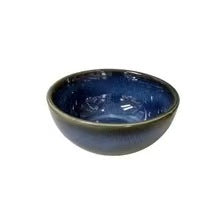 CHEFCO,JS279A , 4"/10cm Dia Ceramic Cat's Eye Blue Round Bowl - Chefcoca