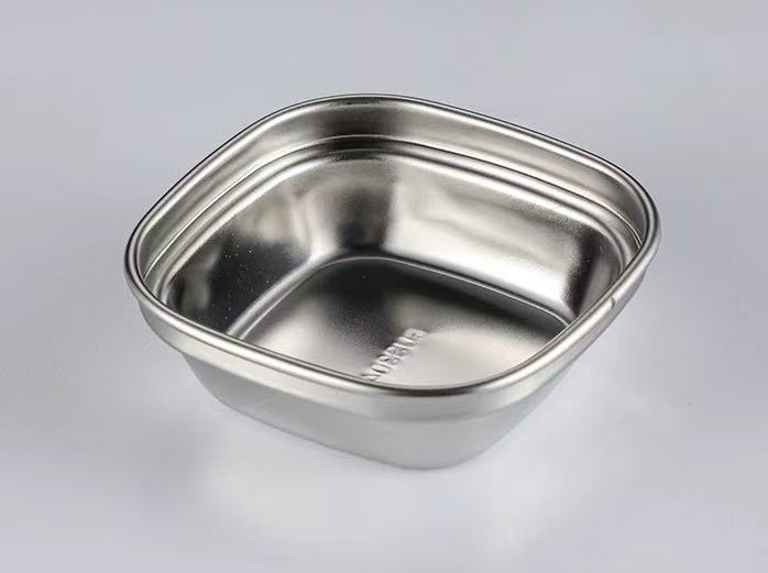 CHEFCO,KSD-1,Stainless steel Korean-style Sauce Dish-Silver(1 Compartment/40G) - Chefcoca