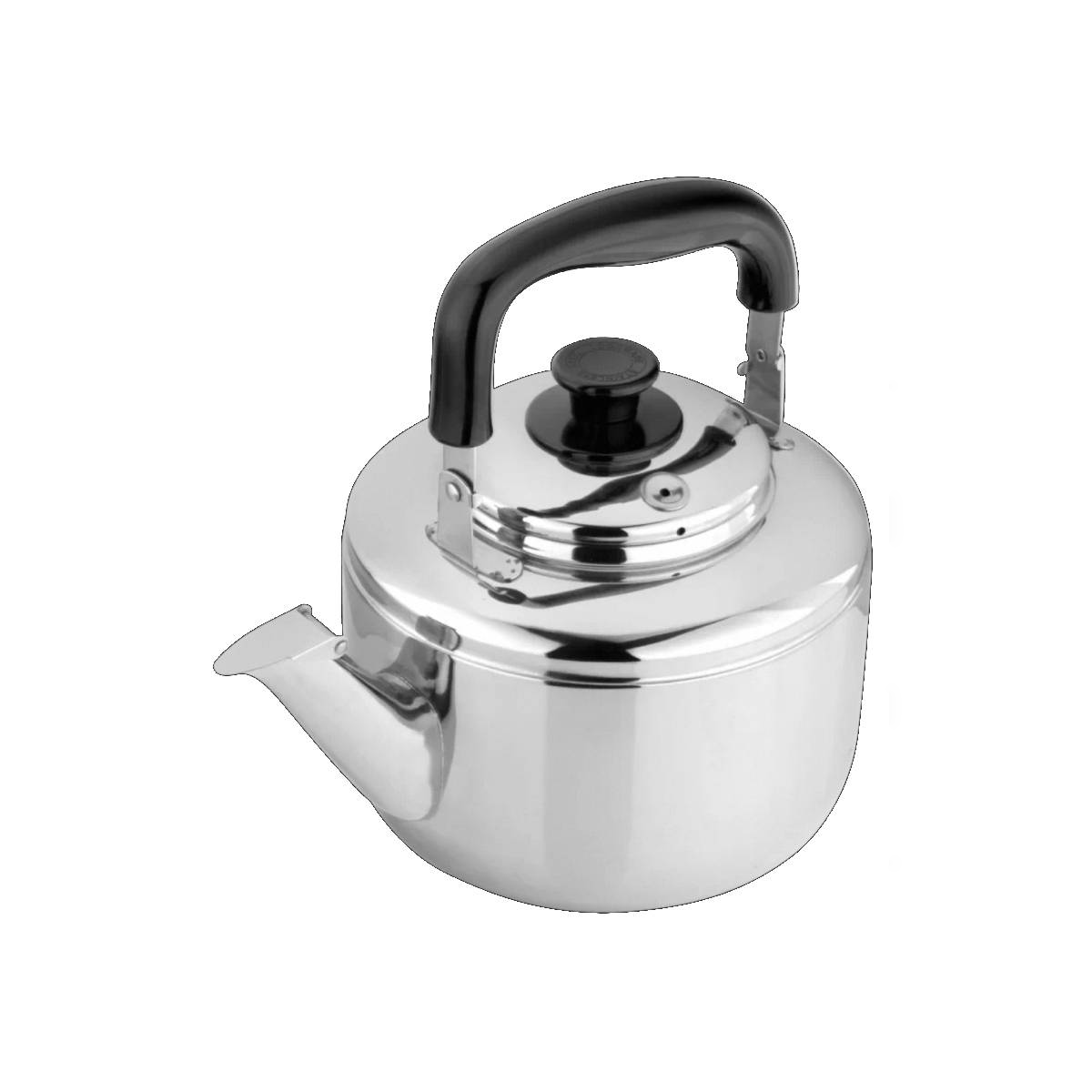 CHEFCO, LTS-05259, Théière en acier inoxydable avec poignée noire, 7,5 L