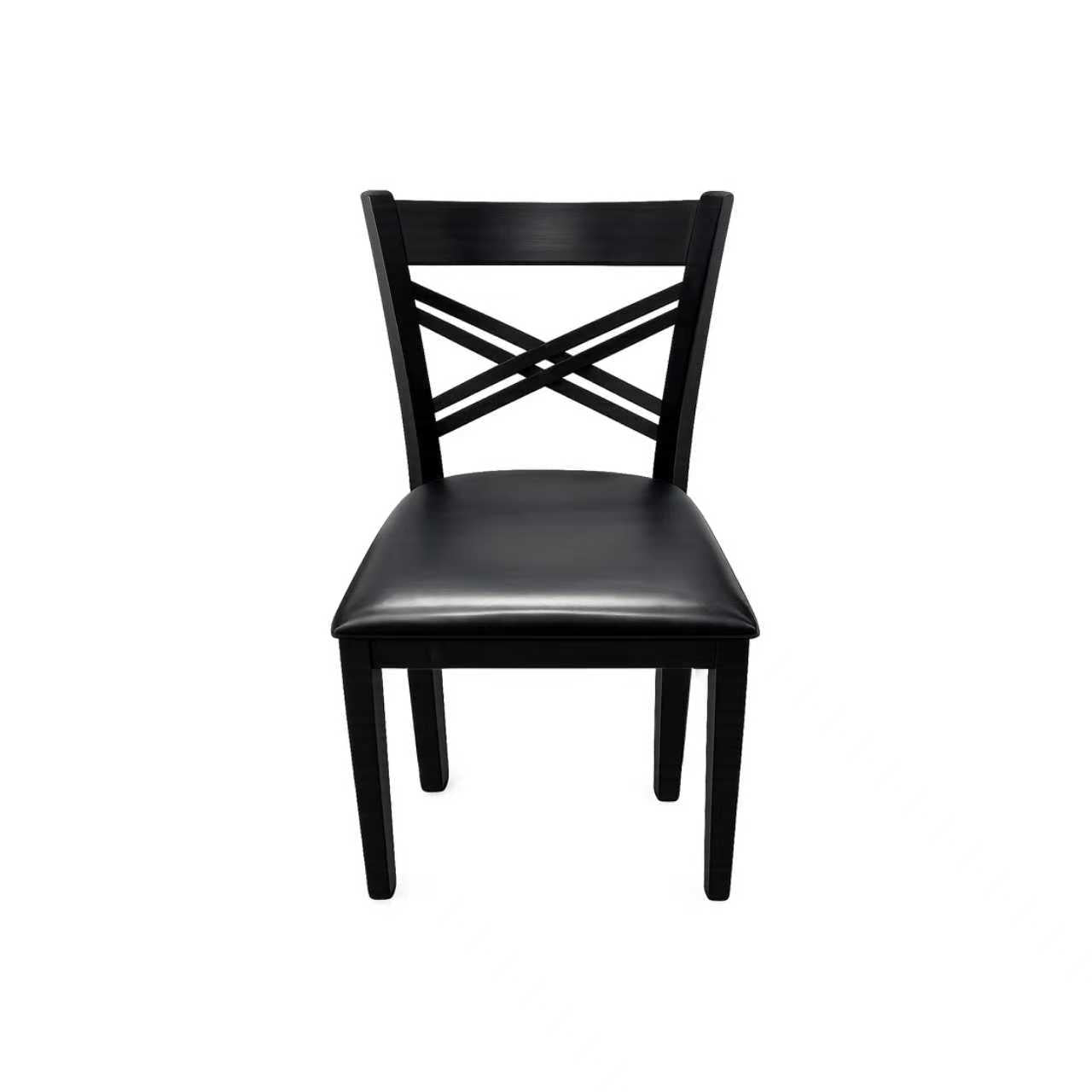 CHEFCO,MBC-101K,Metal Ladder Back Chair,Black - Chefcoca