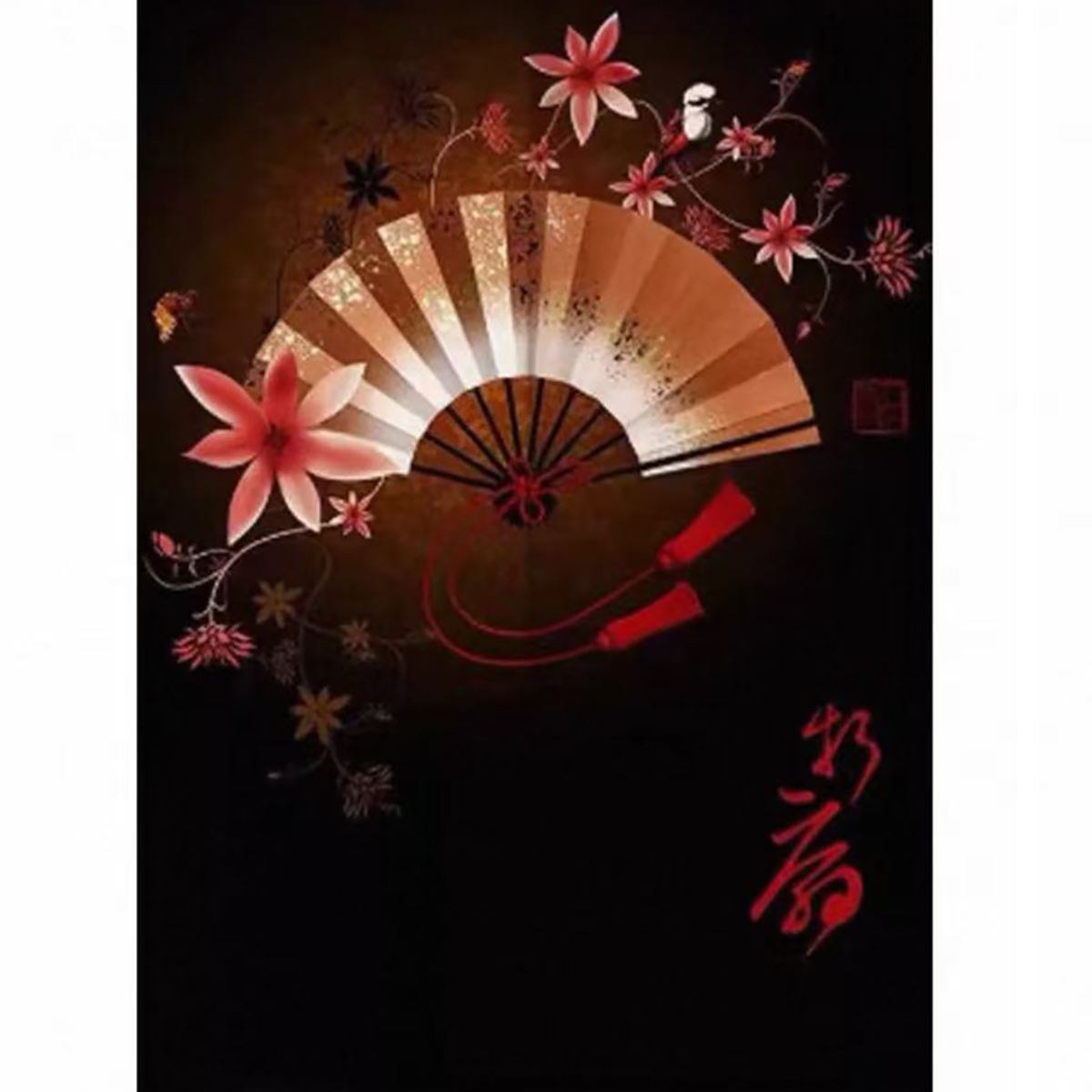 CHEFCO,MK-30-11,Door Curtain Paper Fan - Chefcoca