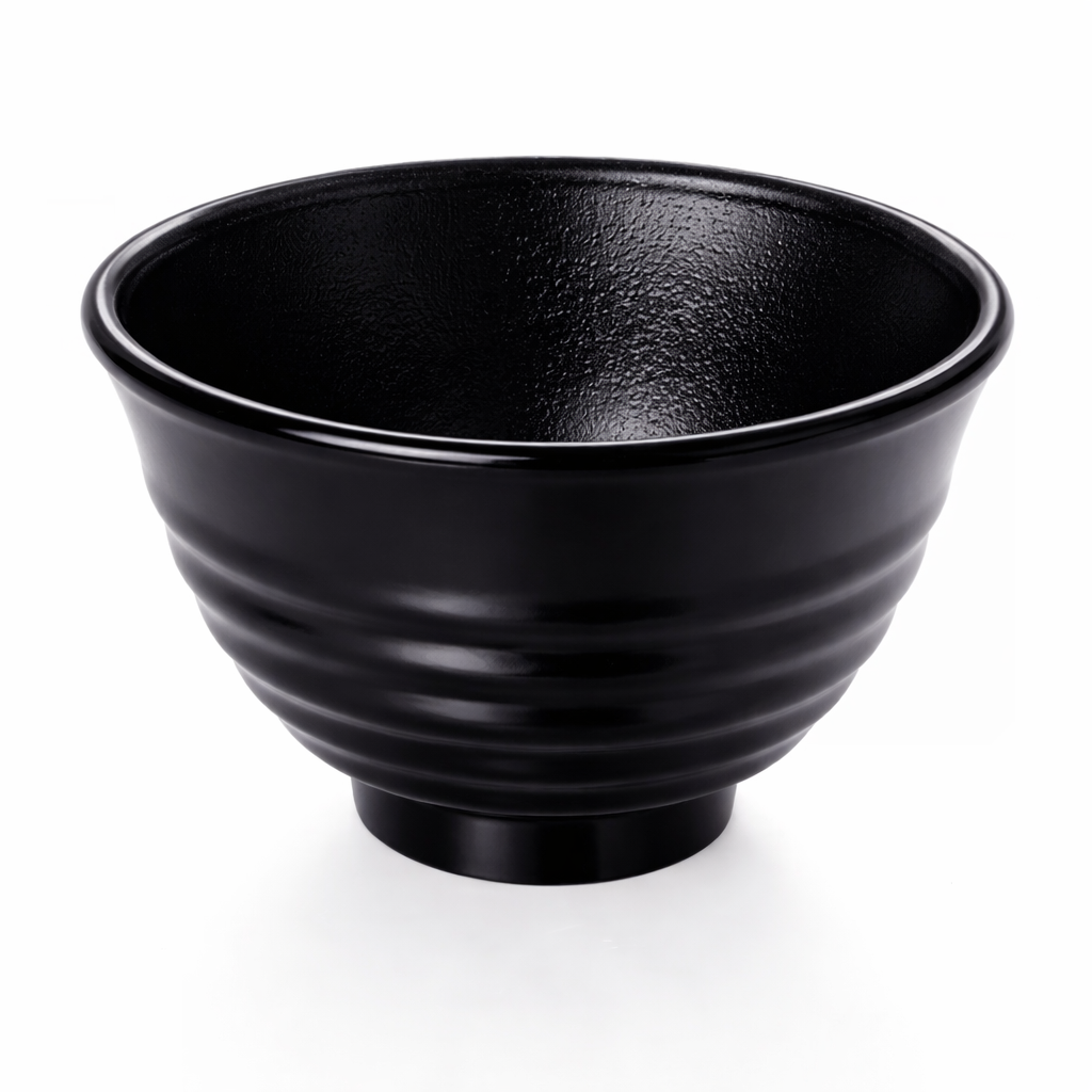 CHEFCO, MS-A31, 4.6"/11.7cm Dia Melamine Black Bowl - Chefcoca