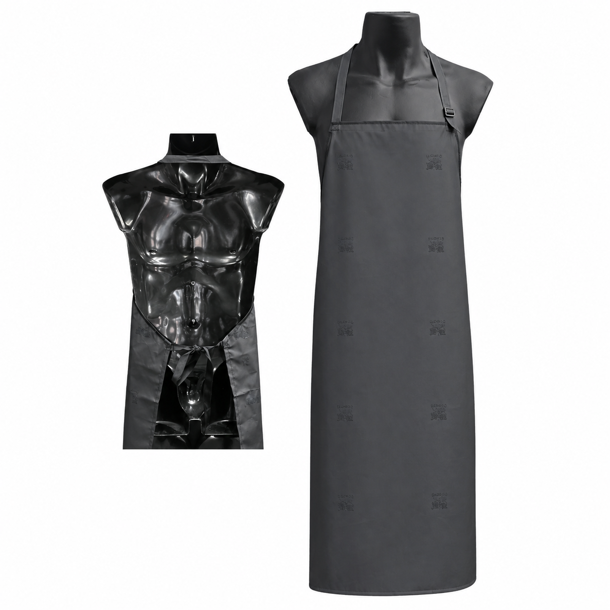 CHEFCO,PA-4228BK,Waterproof Lightweight Apron for Dishwashing Cleaning-Black, 42"x 28" - Chefcoca