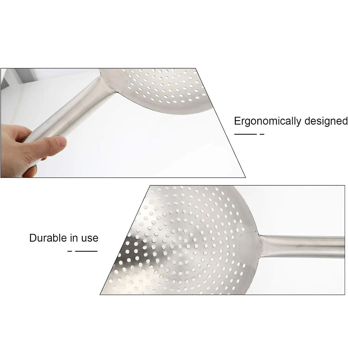 CHEFCO,SC-24,9 1/2"Dia Stainless Steel Oil Skimmer - Chefcoca