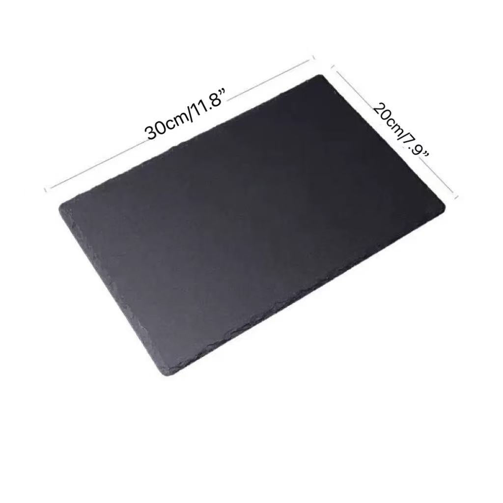 CHEFCO,SP3020,Black Slate Placemat,30cm/11.8"Lx20cm/7.9"W - Chefcoca