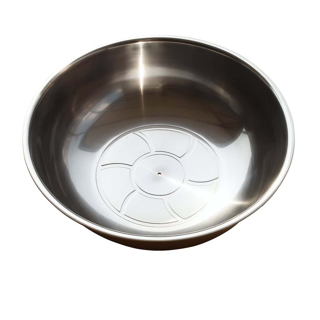 Couvercle haut rond en acier inoxydable