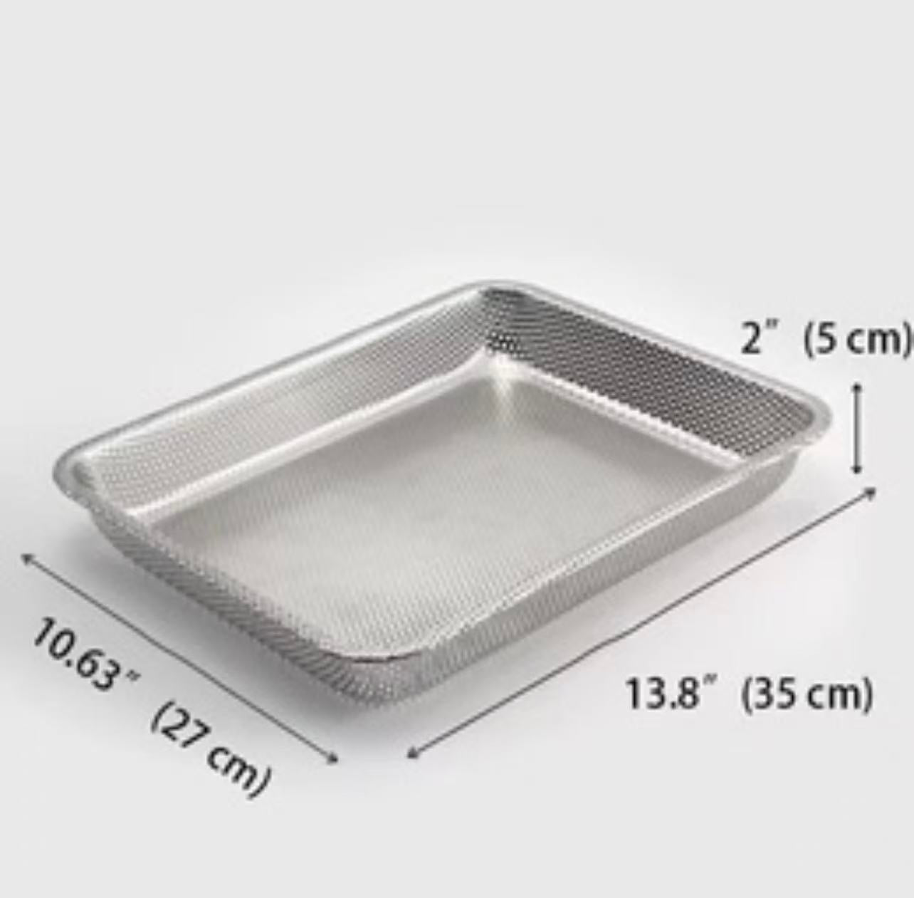 CHEFCO, SST-1411P,13.8"L Perforated Stainless Steel Tray - Chefcoca