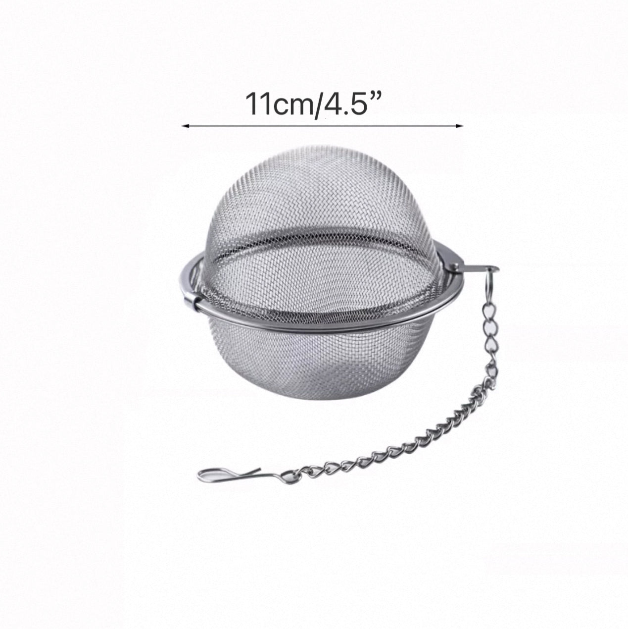 CHEFCO,STB-4.5,Tea Infuser Ball, stainless steel 4.5" - Chefcoca