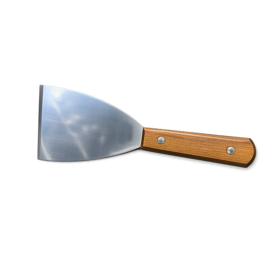 CHEFCO,TUR-2, #2,4-3/4"X4"Spatula&Turner with Wooden Handle - Chefcoca