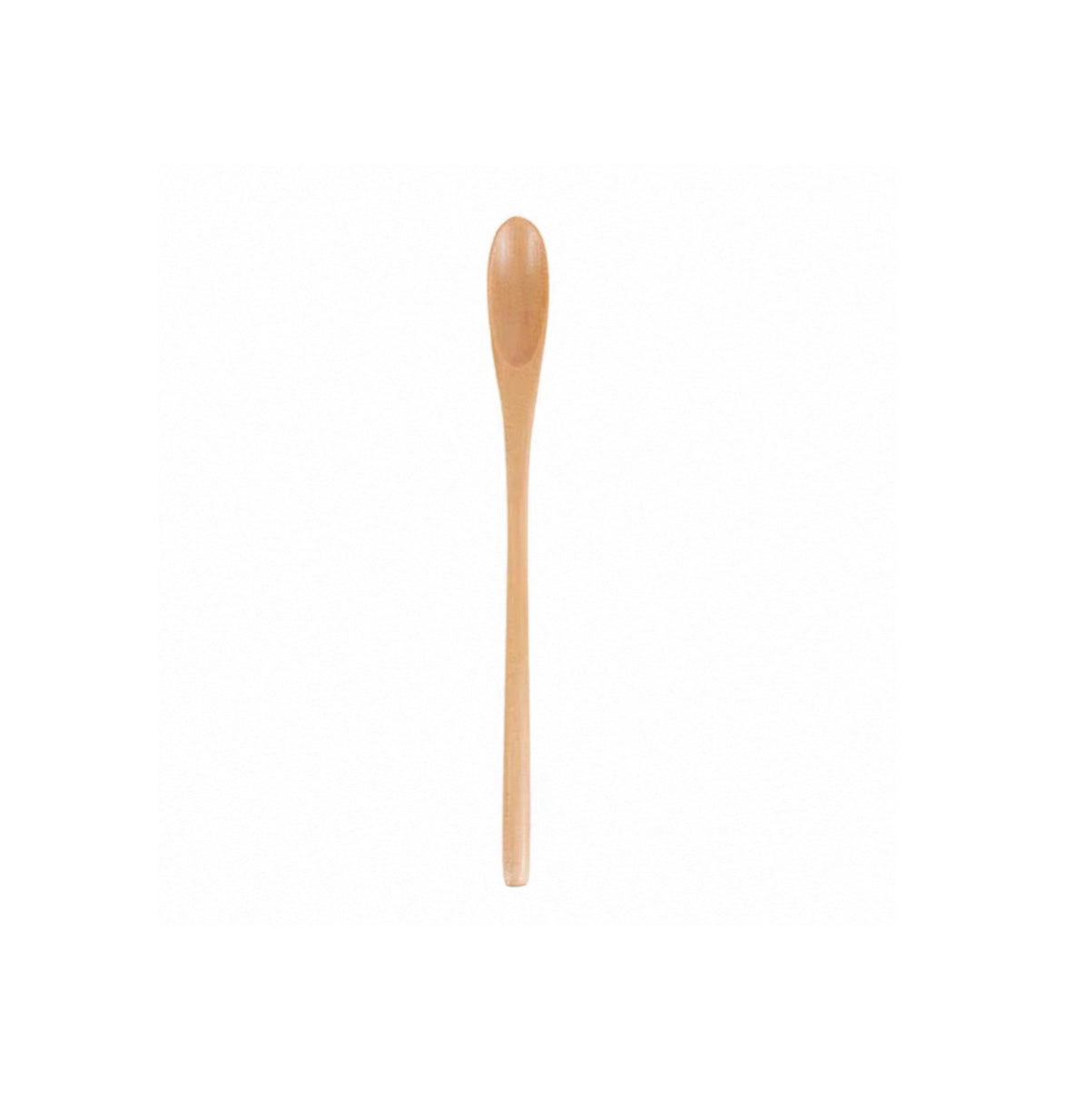 CHEFCO,WS15-1.3,Silm Round Wooden Spoon with Short Handle - Chefcoca