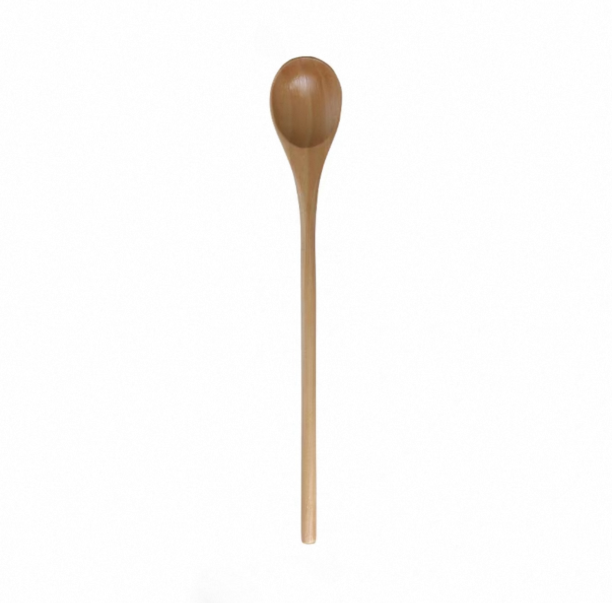 Round Wooden Spoon with Long Handle 16 cm x 4.5 cm (WS30-3) - Chefcoca