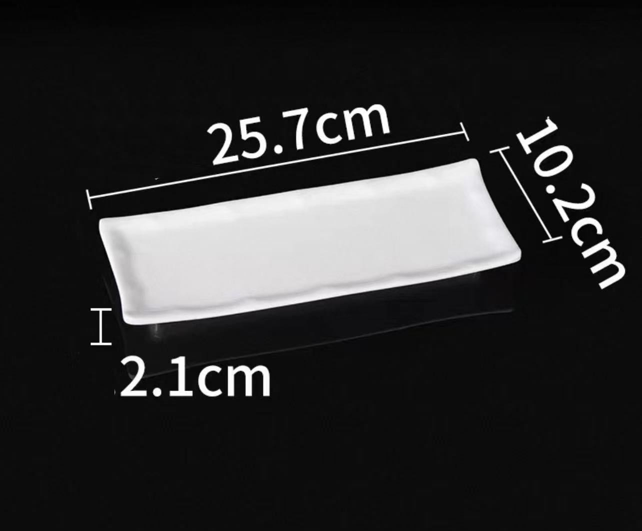 CHEFCO,YG140078W, 10" x 4" Melamine White Plate - Chefcoca