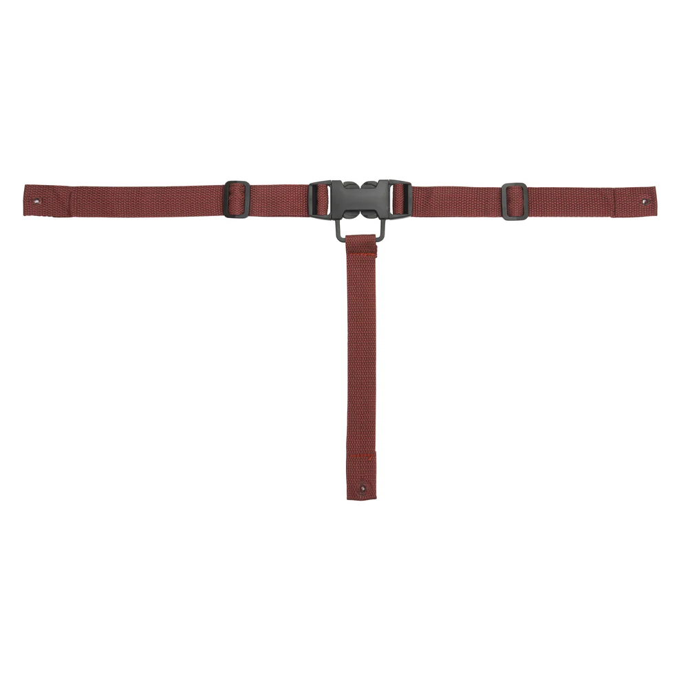 CHH-4 - High Chair Straps, Includes: 2 Pc Seat Belts & 1 Pc Center Strap, Garnet - Chefcoca