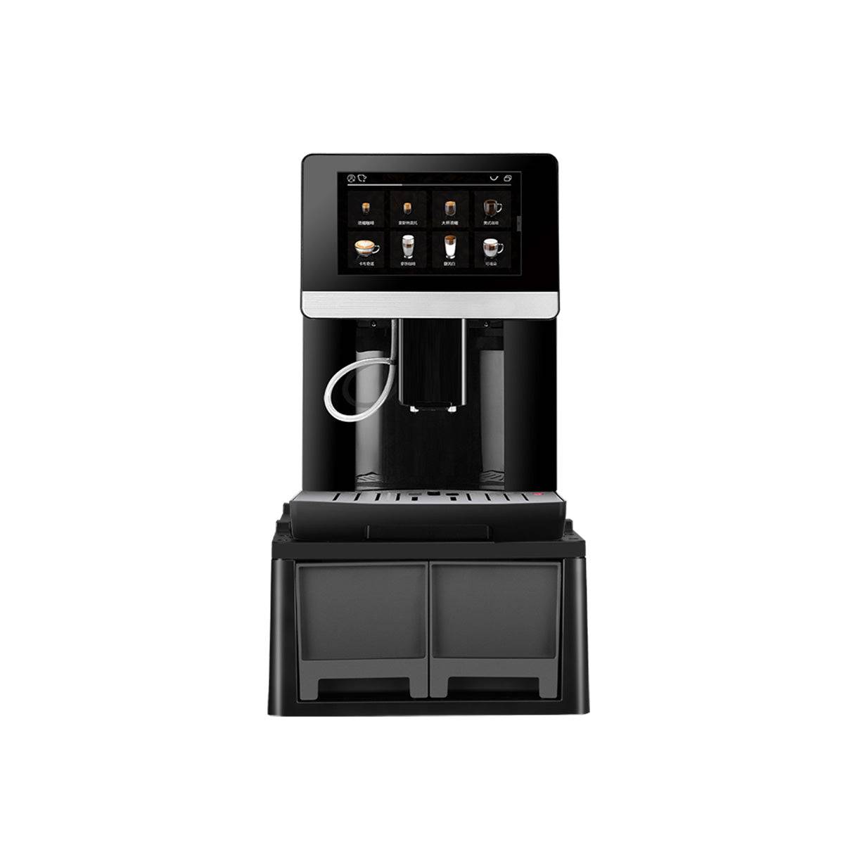 7" Touch Screen Double Latte Cappuccino Espresso Fully Automatic Coffee Machine - Chefcoca
