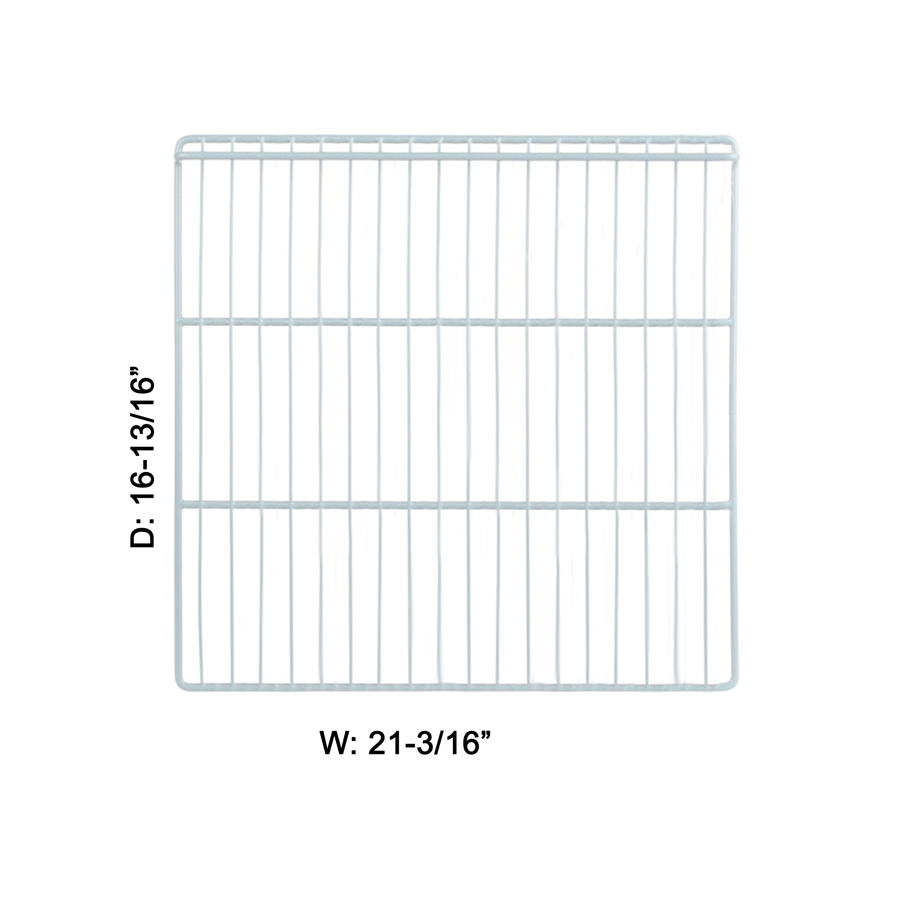 Sub-equip, Commercial refrigeration Wire Shelf, White, 21-3/16"x 16-13/16" - Chefcoca
