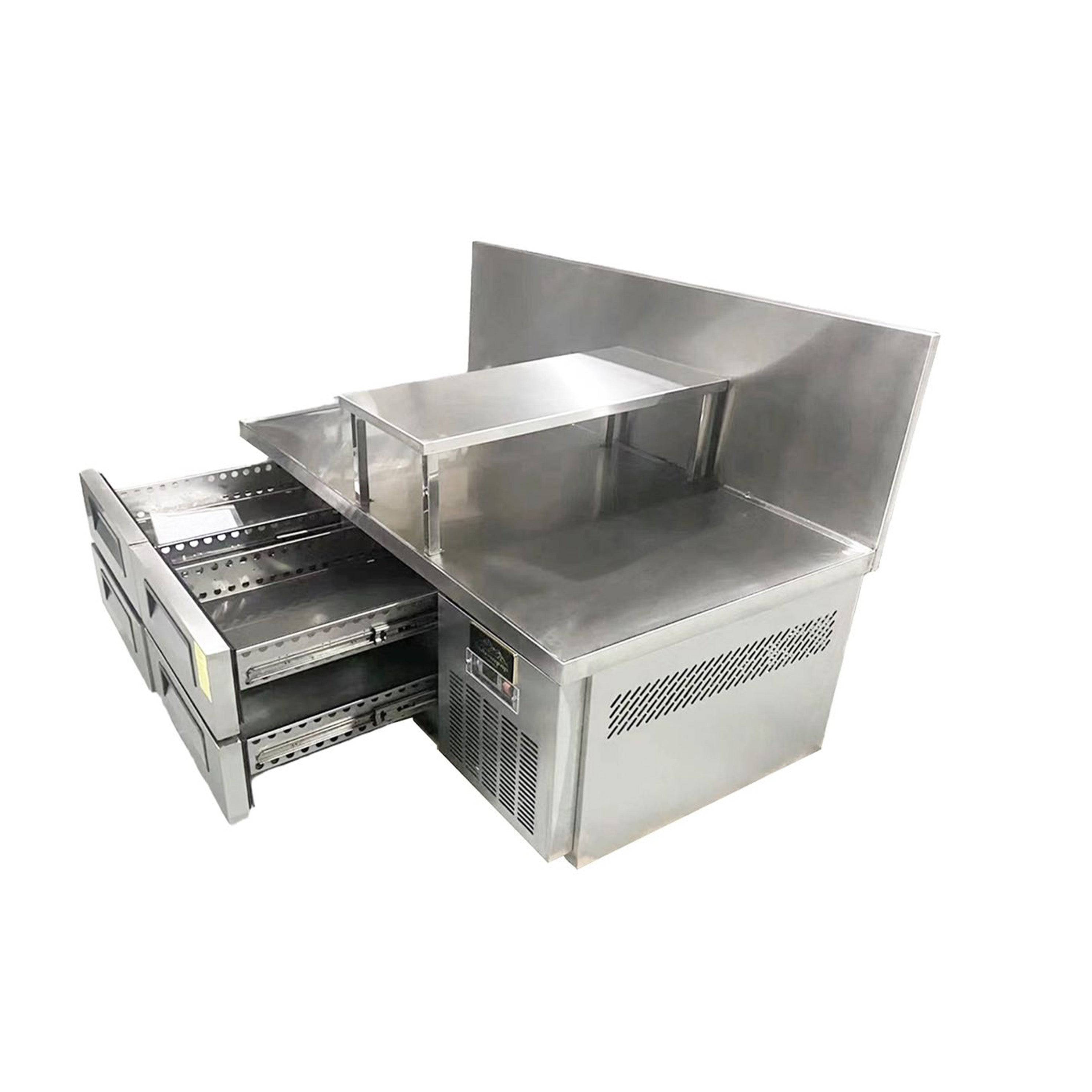 Sub-equip, 4 Drawer Freezer Chef Base -Custom - Chefcoca