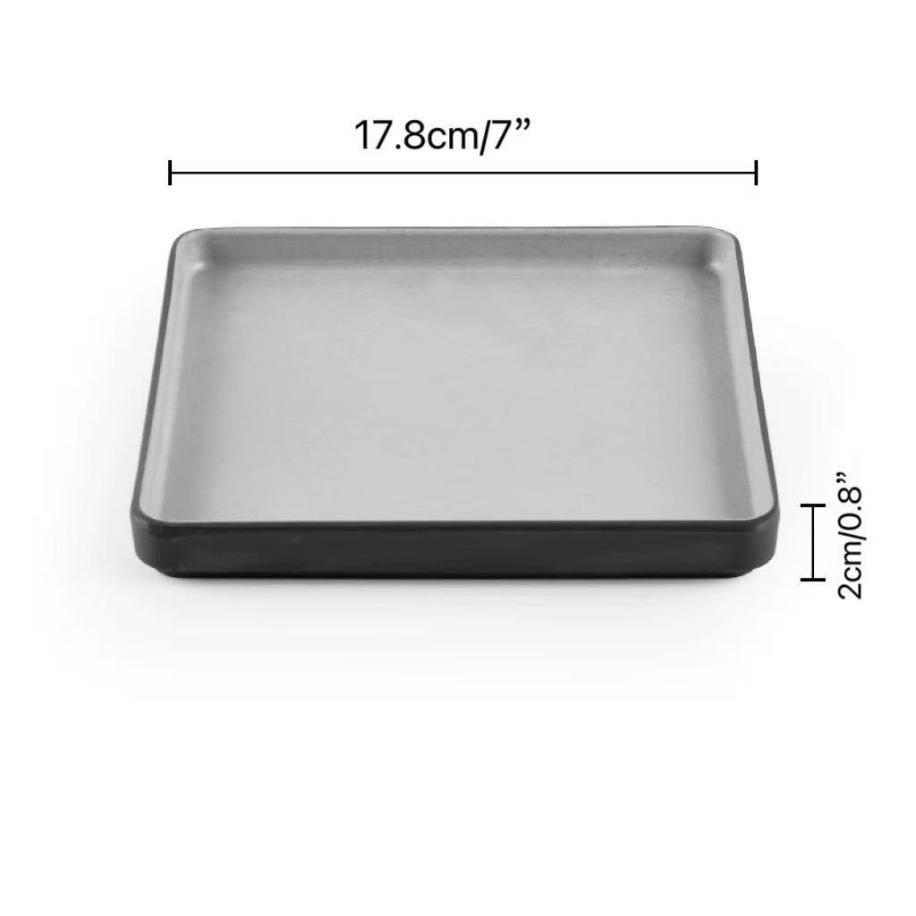 Chefco,25-132,方形浅灰色内盘和深灰色外盘