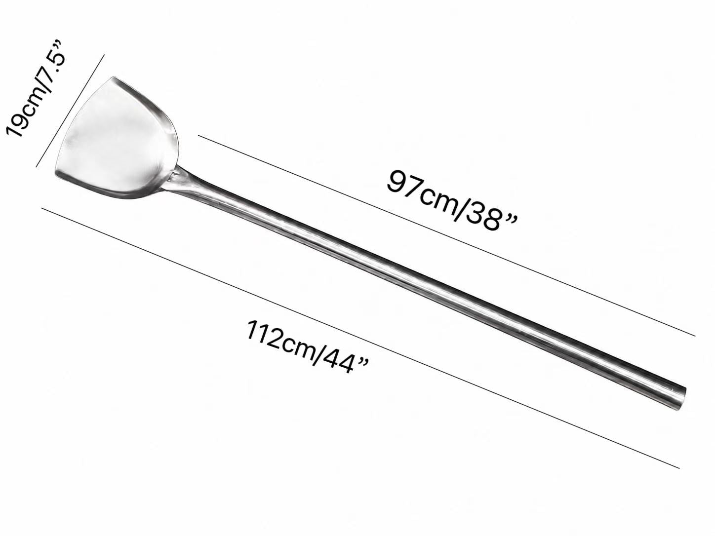 Chefco,LS-100-19, Long Handle Stainless Steel Shovel