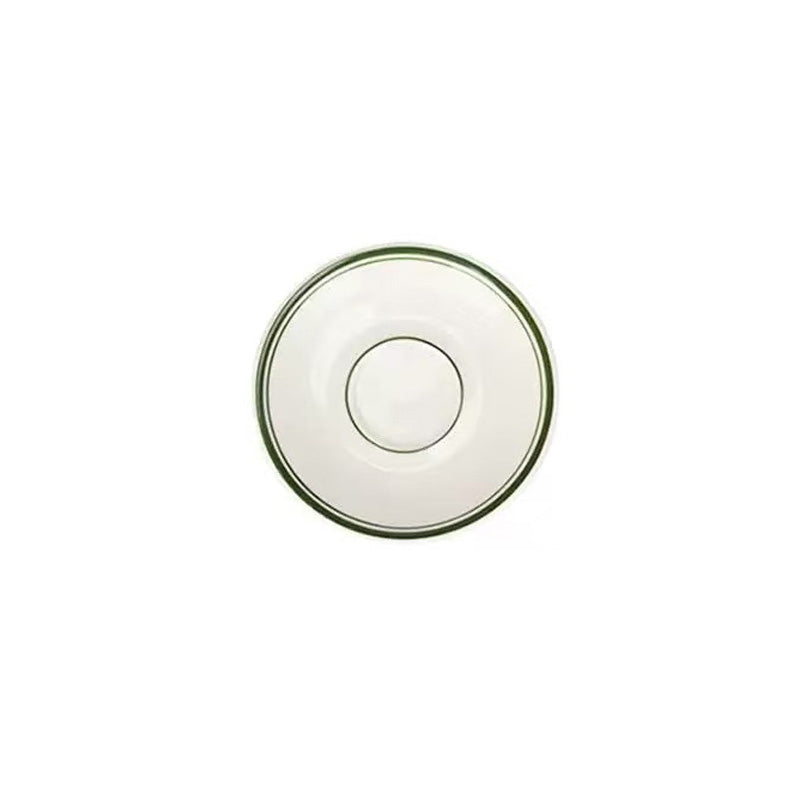 Chefco, VIC-36 Green line Saucer, 4-7/8" Dia. Porcelain