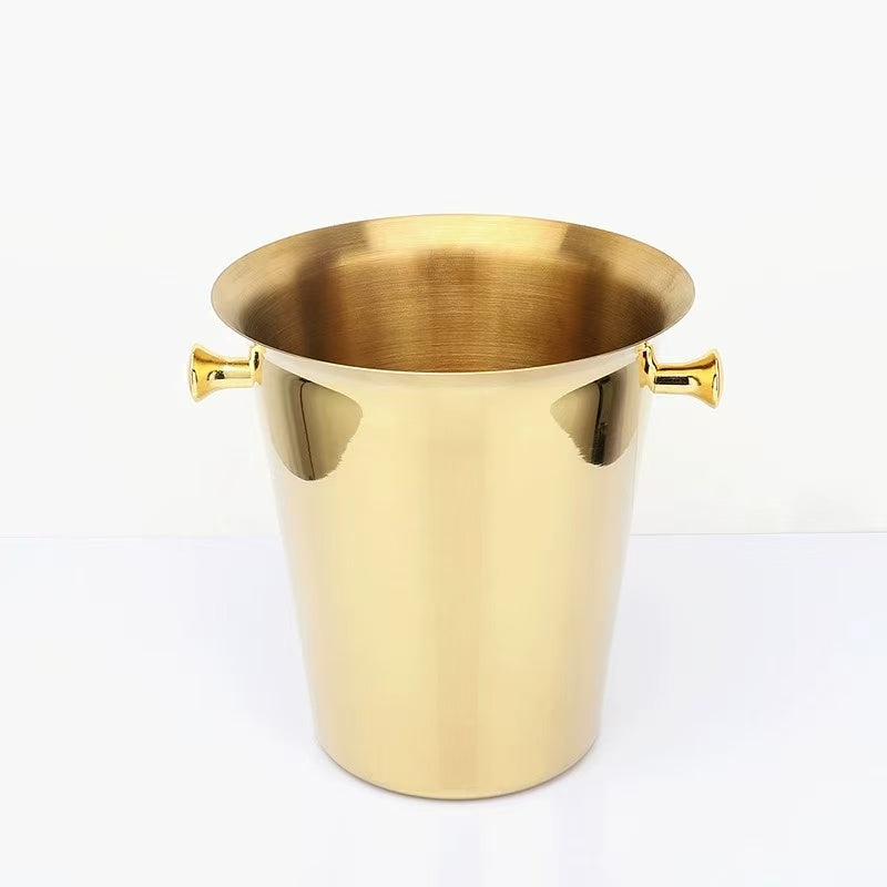 Chefco,WB-5.0G, Stainless Steel Wine Bucket, Gold, 5L - Chefcoca