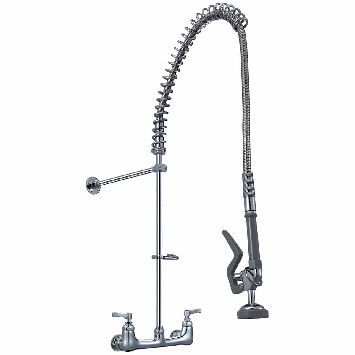 Chrome-Plated Wall-Mounted Pre-Rinse Faucet - Chefcoca