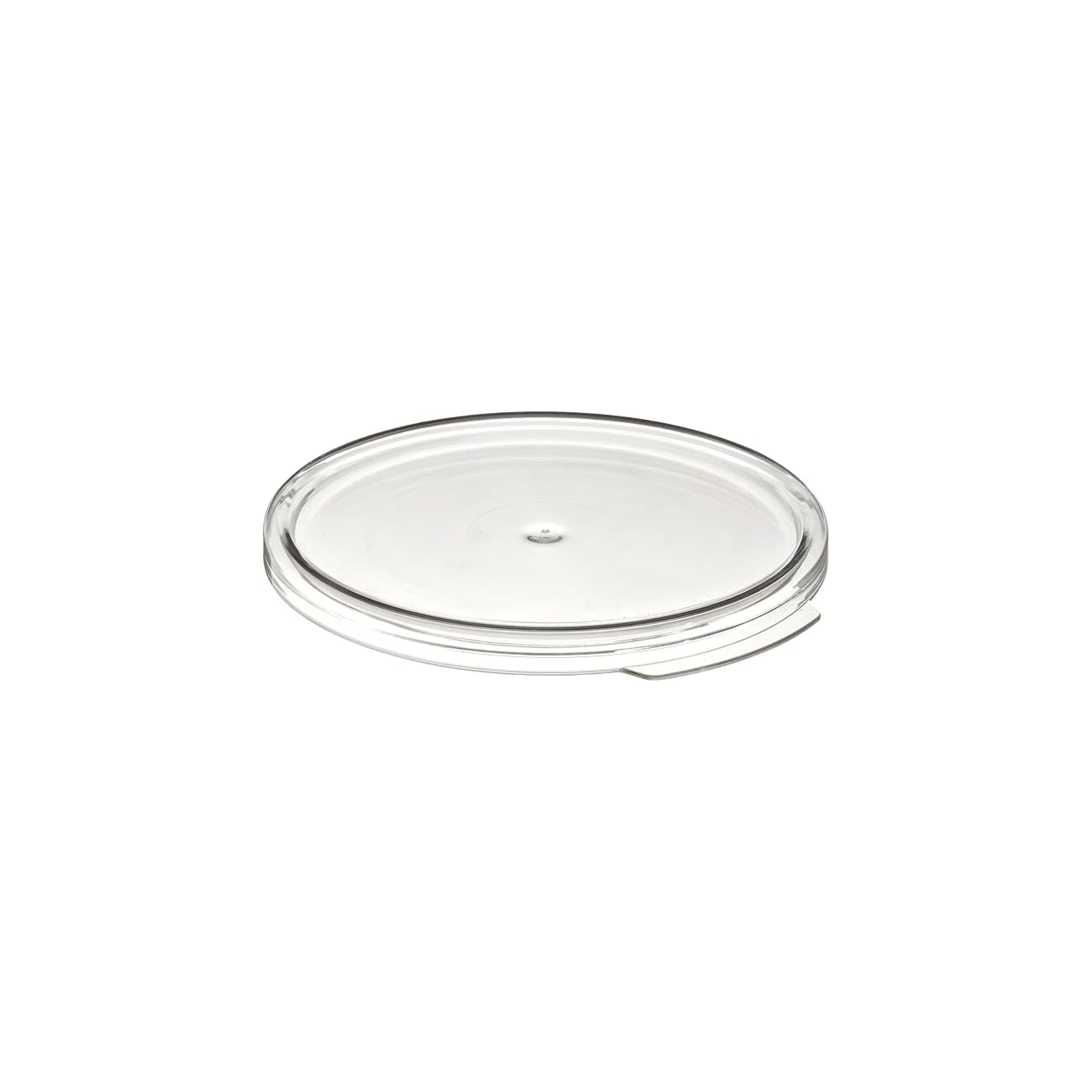 Sub-equip, Round Lid Cover for 1 Qt Containers, Clear - Chefcoca