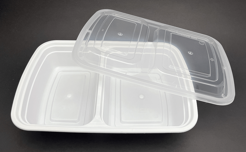 150 Sets, Rectangular Microwaveable Container, 32 oz (DT-32) - Chefcoca