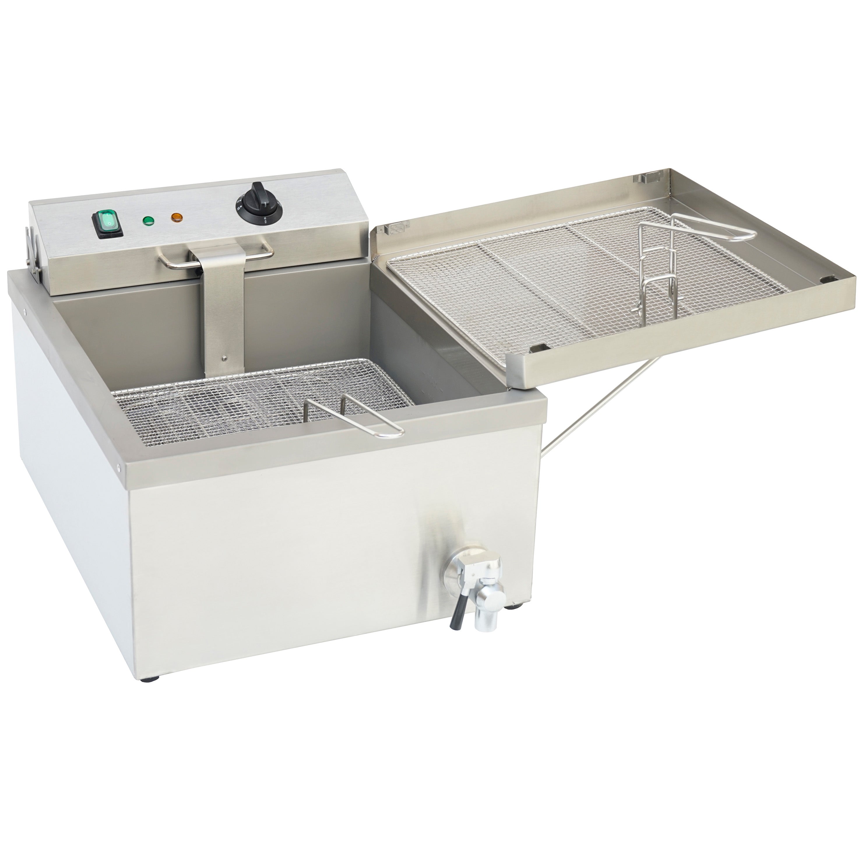 Turbo Range, 25 Lb Electric Funnel Cake / Donut Fryer-1700W - Chefcoca