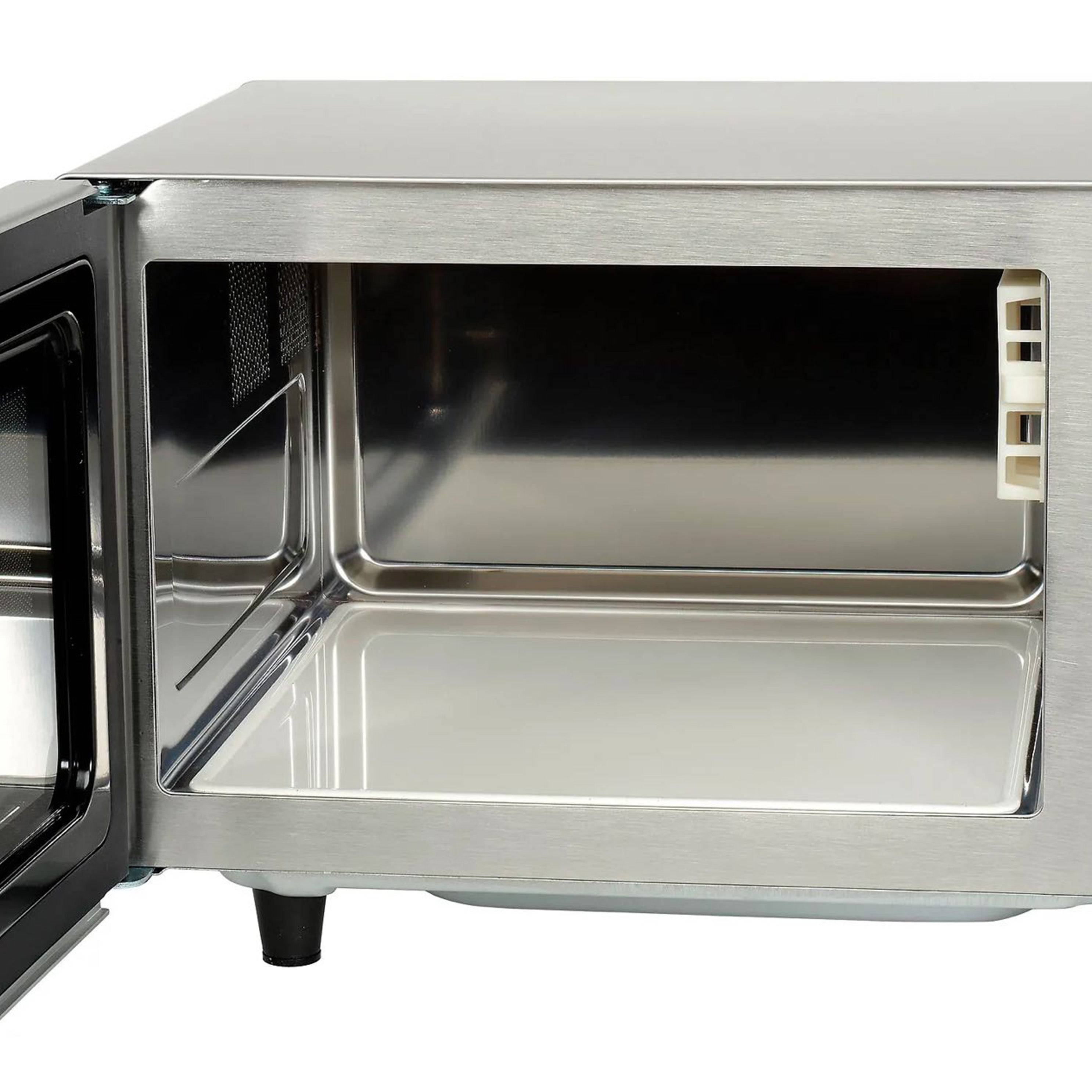 Turbo Range EM025FJT Light-Duty Commercial Microwave Oven with Touch Controls - 25L, 1000W - Chefcoca