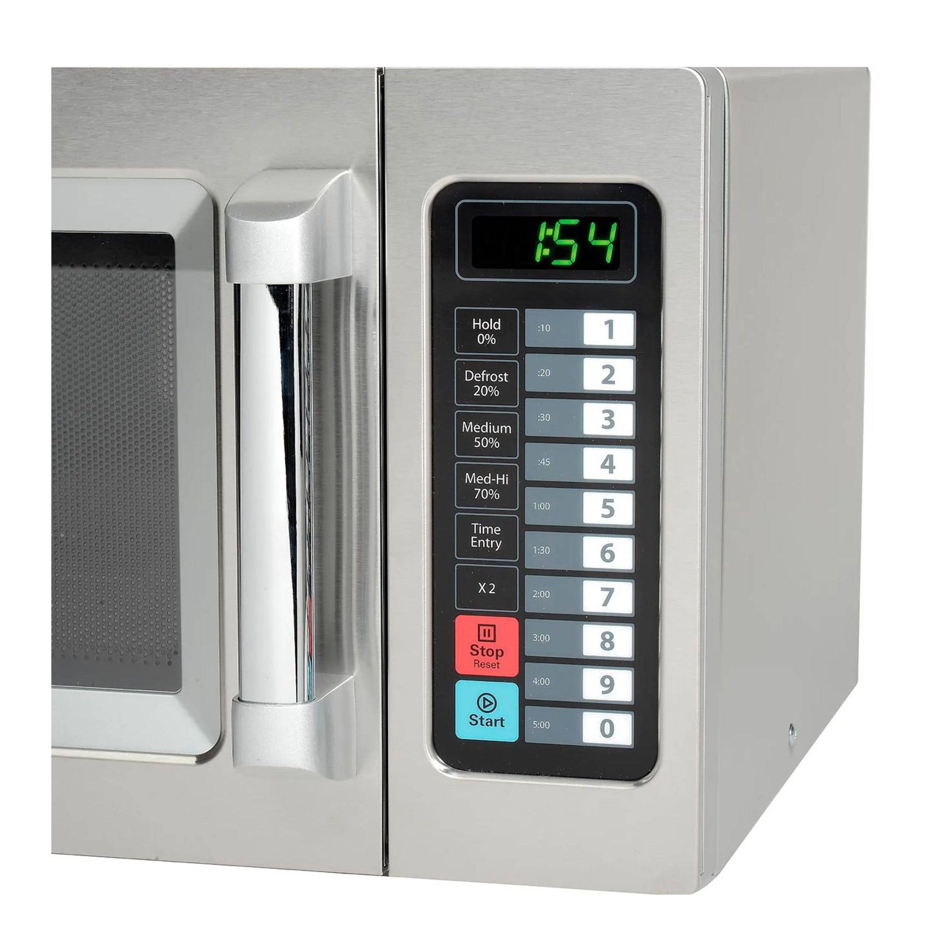 Turbo Range EM025FJT Light-Duty Commercial Microwave Oven with Touch Controls - 25L, 1000W - Chefcoca