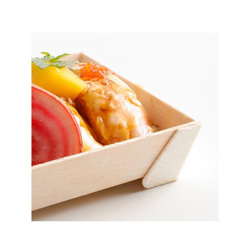 25 Sets, Eco-Friendly Wooden Take away Food Packing  Containers (8 5/8"x8 5/8"x1 5/8"H)