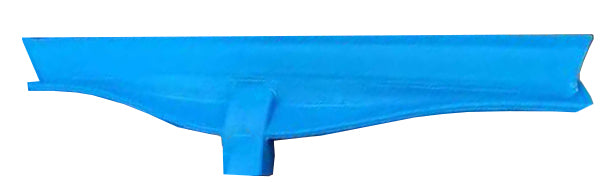 15.75" Wide Blue Plastic Floor Squeegee, One Piece, Head only (FS-OP15.75) - Chefcoca