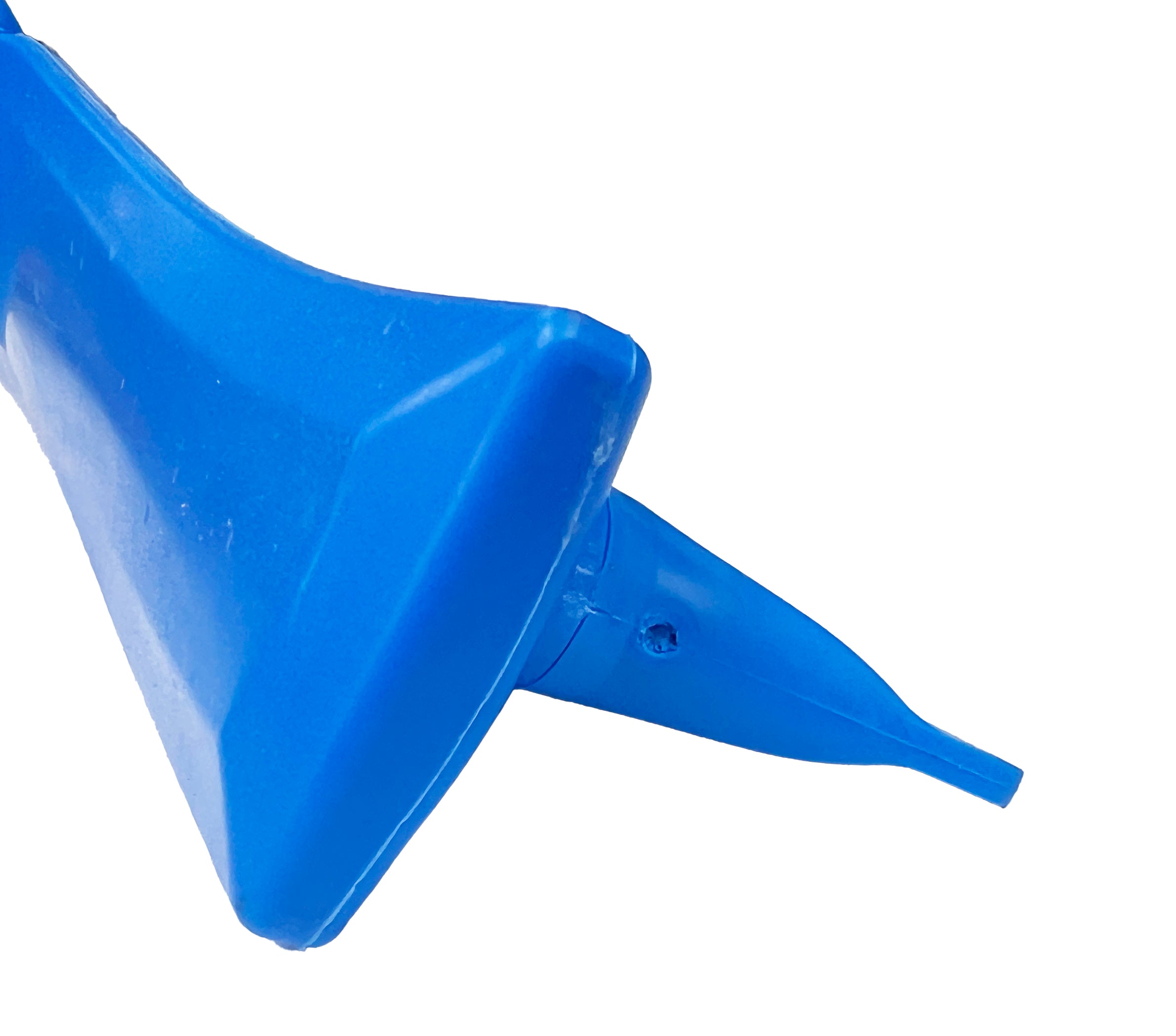 15.75" Wide Blue Plastic Floor Squeegee, One Piece, Head only (FS-OP15.75) - Chefcoca
