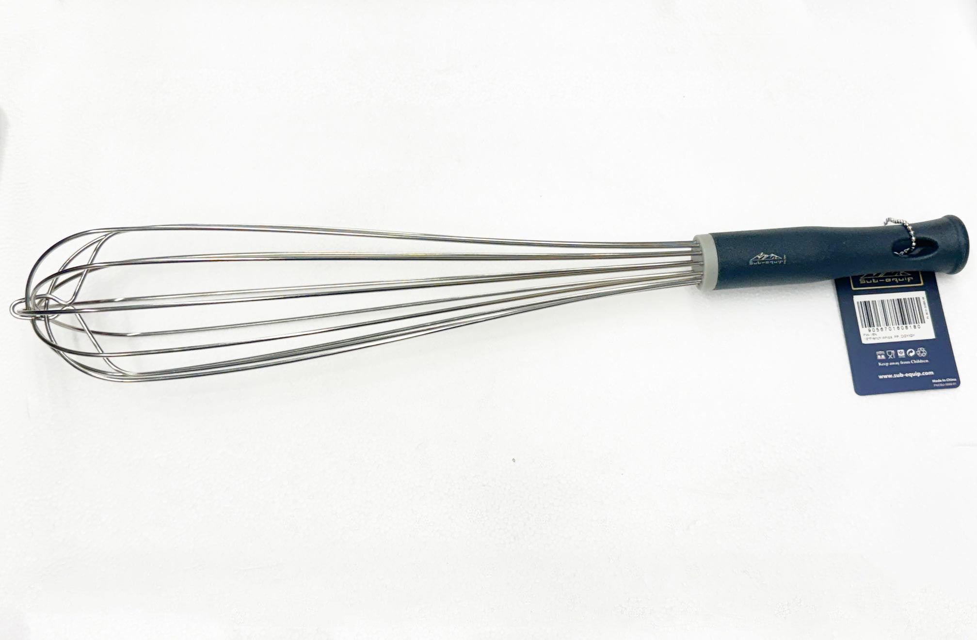 Sub-Equip, 20"Stainless Steel French Whips With Nylon - Chefcoca