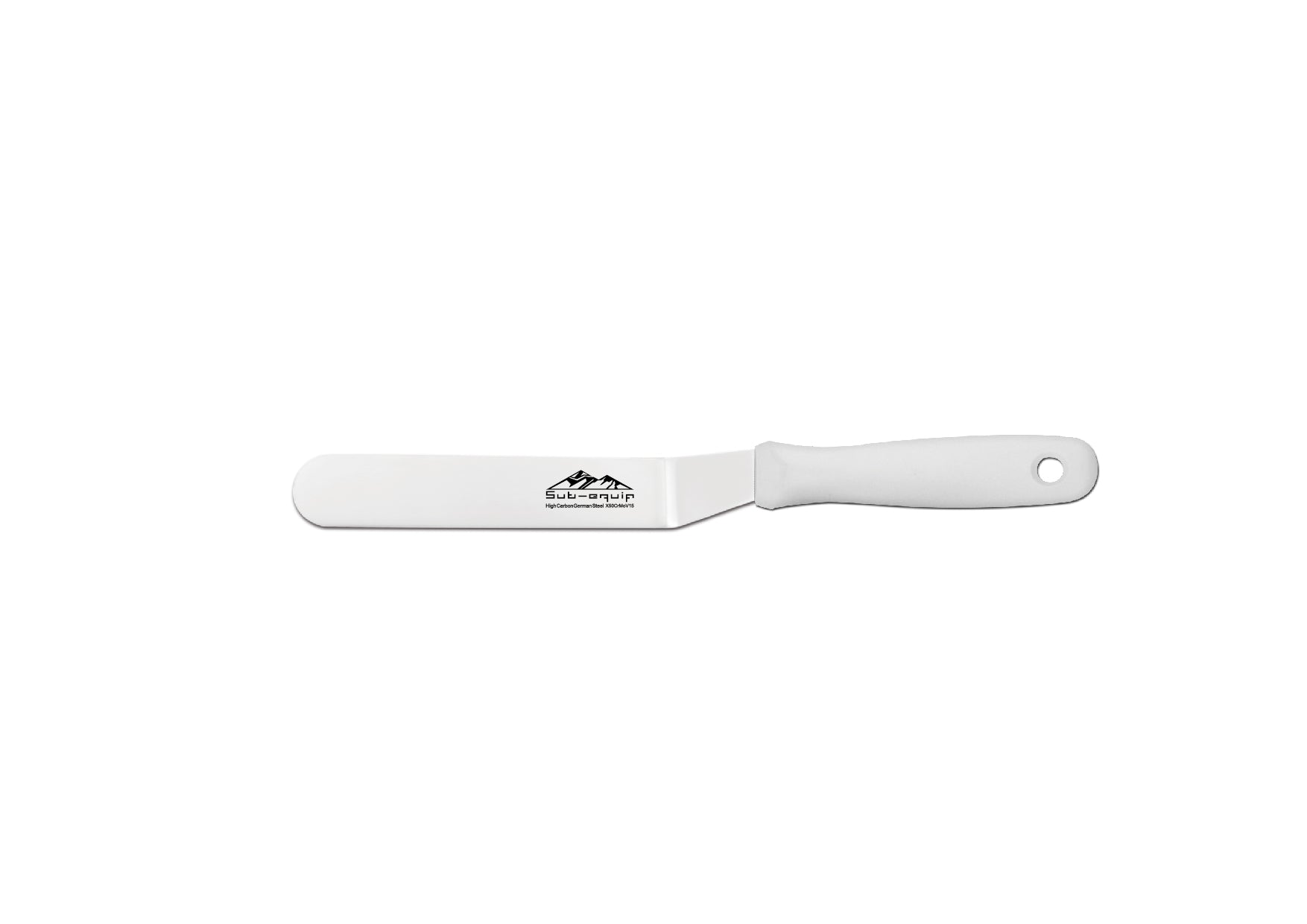Sub-Equip Stainless Steel Offset Spatula - 4.25"L Blade (TOP-4) - Chefcoca
