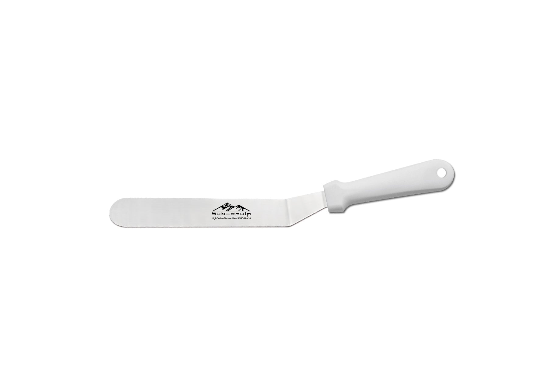 Sub-Equip Stainless Steel Offset Spatula - 6"L Blade (TOP-6) - Chefcoca