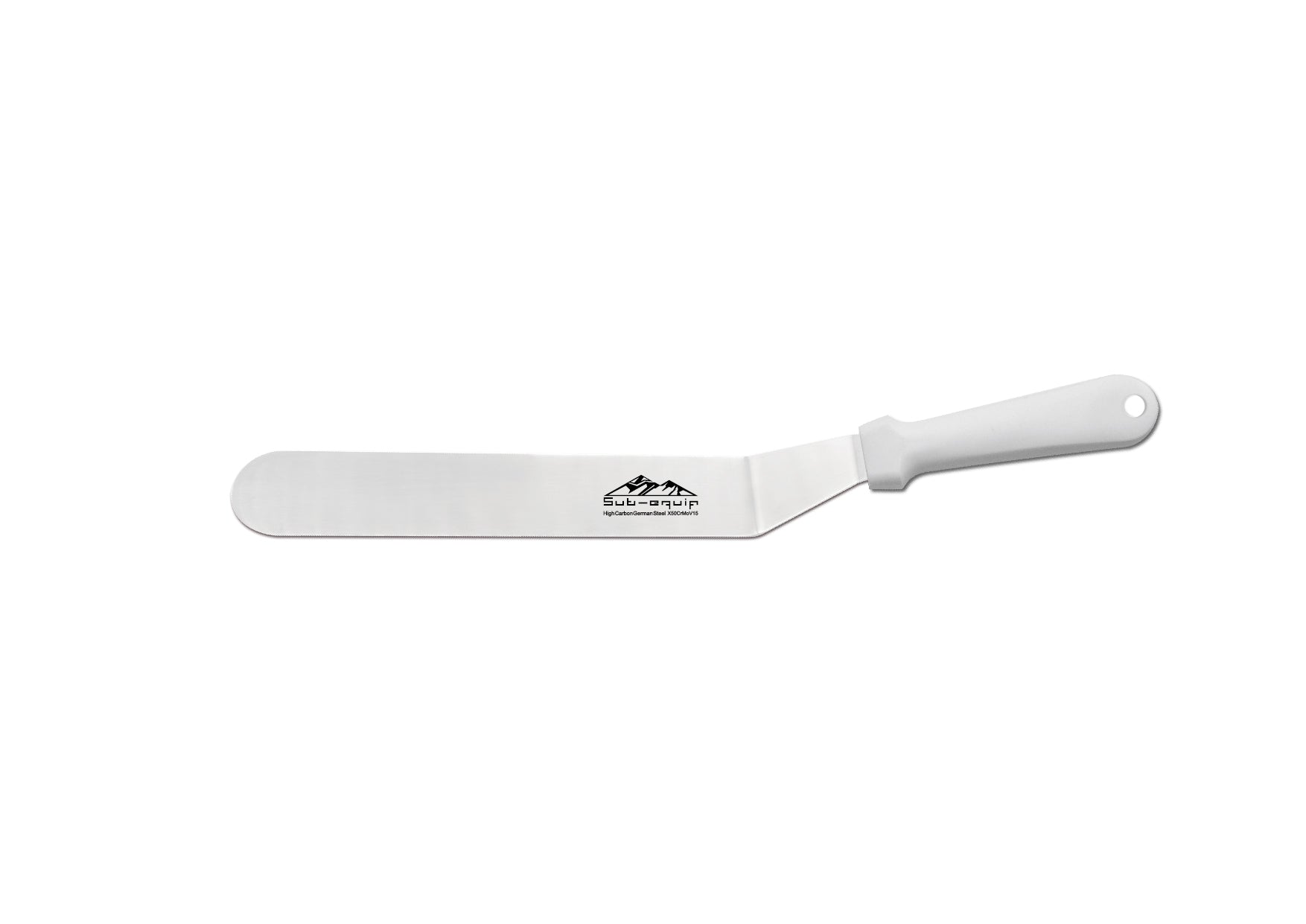 Sub-Equip Stainless Steel Offset Spatula - 12"L Blade (TOP-12) - Chefcoca